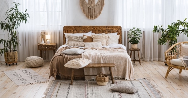 How can a touch of bohemian chic contribute to the perfect home design?