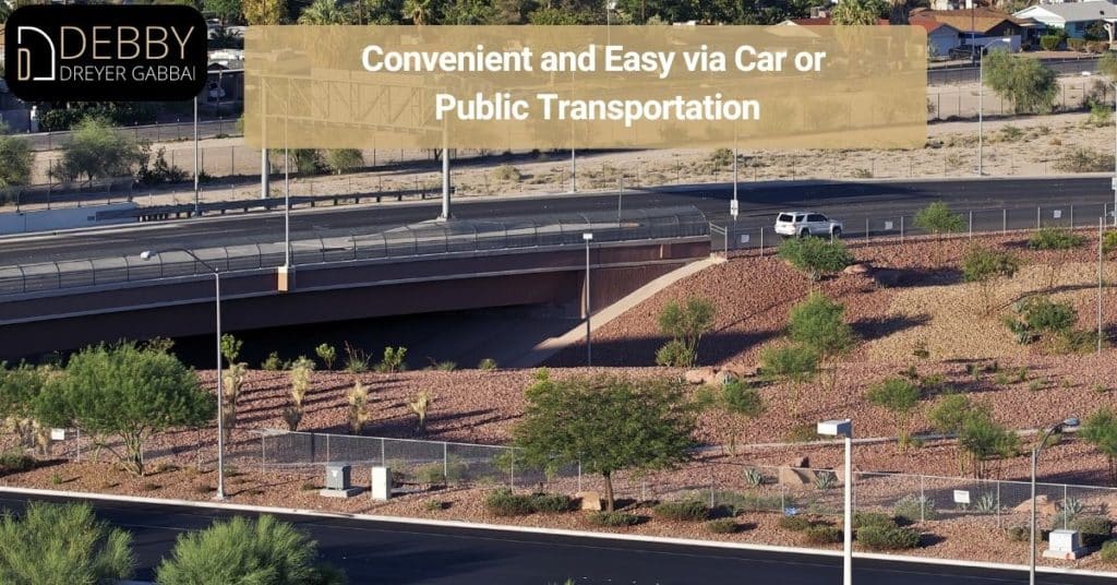 Convenient and Easy via Car or Public Transportation