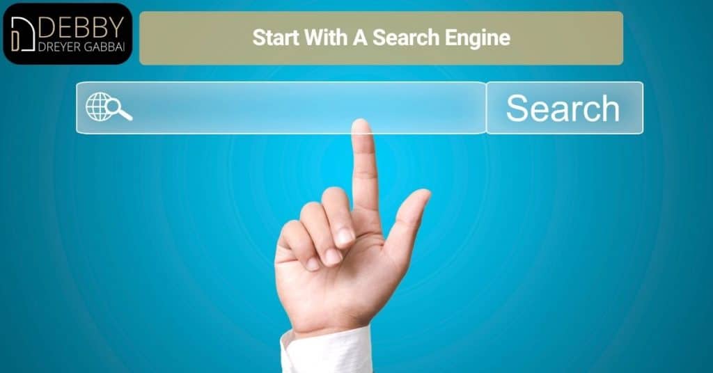 Start With A Search Engine